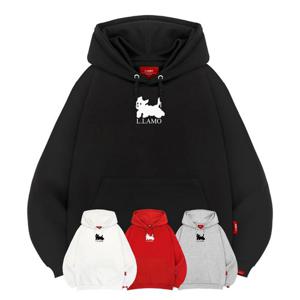 엘라모 3H 흰검둥이 후드티 남녀공용 빅사이즈 M~4XL