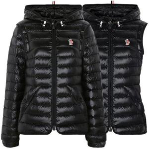 몽클레어 25SS 블랙 카루라 그레노블 후드 구스 다운 자켓 1A00008 597X6 999