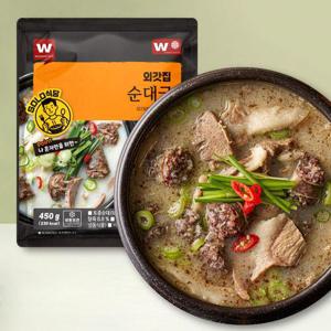 [외갓집/솔로식당] 진심 순대국 450g X 5팩