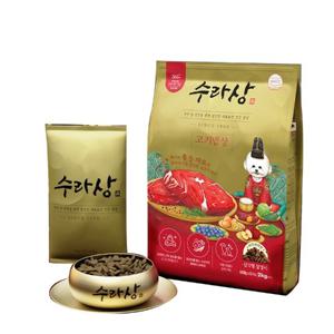 수라상 전연열 강아지 눈물 사료 고기밥상 6kg + 불리스틱 2P 증정