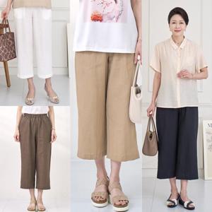 [엄마옷 로즈맘] 아리오밴딩마바지/엄마바지 중년여성바지 할머니바지 50대엄마옷 5060