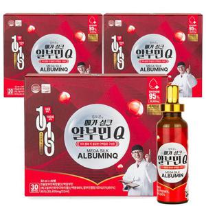 김오곤원장의 마시는 메가 실크 알부민Q 3박스(90병) 프리미엄 고함량
