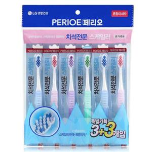 페리오 치석전문 혼합미세모칫솔 3+3 (WAA6DB1)