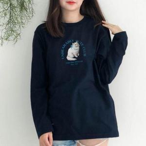[셀러허브_여성트랜드패션]여자 봄 가을 롱티 긴팔 면 티셔츠