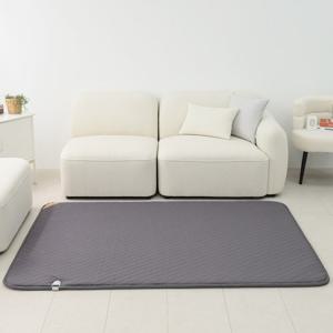 한일의료기 더 도톰한 카본탄소전기매트 EMF인증 싱글 모던그레이 100X200