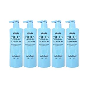 [셀럽]셀럽 프로페셔널 유스 PDRN 샴푸 450ml 5개 오드 뮤게 / 로즈 / 프리지아 향