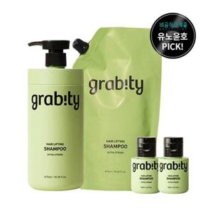 [그래비티]그래비티 헤어리프팅 엑스트라 스트롱 샴푸 1010ml (본품1+리필1+여행용2) / 플로럴향