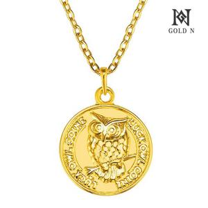 골드앤 순금 24K 부엉이 코인 목걸이 대_3.75g