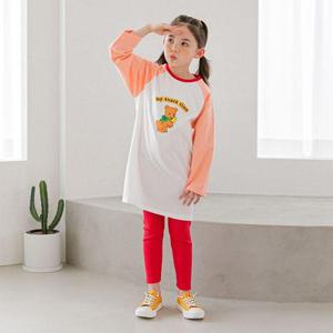 [릴리푸리]베어롱상하복세트(오렌지)