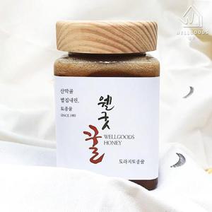 [웰굿] 산지직송 명품 영동 토종벌꿀 도라지꿀 600g