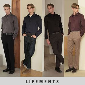 [라이프먼츠] 25FW 라이프먼츠 남자 이지오픈 텐션 업 셔츠 4종