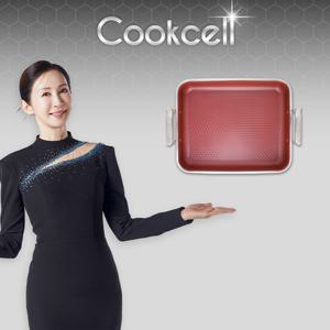 블랙큐브 쿡셀 홀로그램 큐브 레드사각멀티팬
