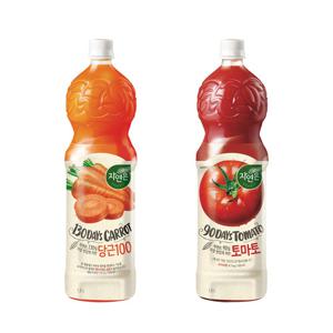 웅진 자연은 당근 1.5L 3페트 + 자연은 토마토 1.5L 3페트 총 6페트
