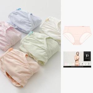[제임스딘]제임스딘 여성면팬티 면100 순면 베이직 요일팬티세트 5매입