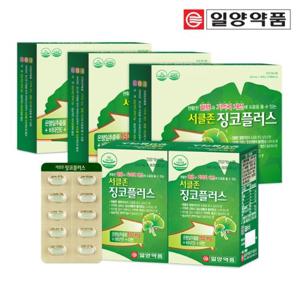 일양약품 은행잎추출물 징코 플러스 비타민E 아연 영양제 12개월분 혈액순환 기억력