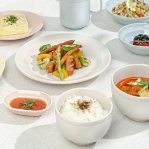 식기세트 대접 공기 밥그릇 화이트 앞접시 찬기 5in