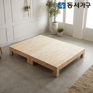 동서가구 힐링 편백나무 원목 퀸 Q 침대 (매트미포함) DF638417