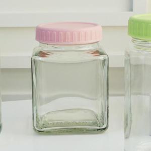 에코링캡 플라스틱 뚜껑 유리병 사각 SK465S /  470ml PP캡6종 잼병 수제청 소분 공병