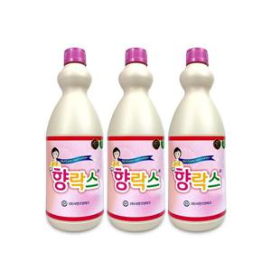 서연 향락스(1L)-3개 살균 표백제 배수관 화장실청소 곰팡이 섬유얼룩제거