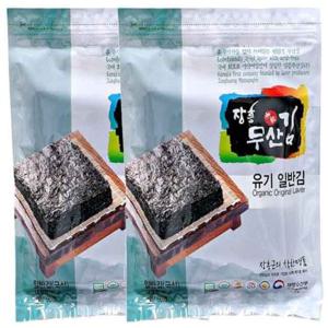 장흥무산김 착한김 마른김 유기 일반김 50매입 x 2개