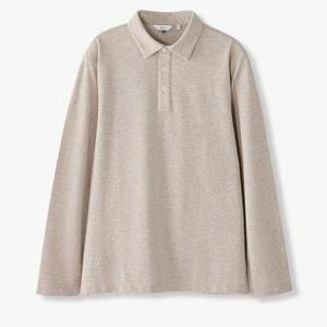 STCO 세이브존04 조직물 카라넥긴팔 티셔츠 2TS24508S