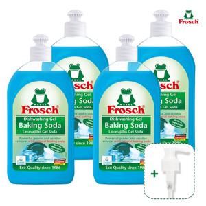 [단일]프로쉬 소다 주방세제 500ml (4개+펌프)
