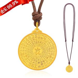 [골드모아] 순금 불교 목걸이 11.25g 24K [반야심경]