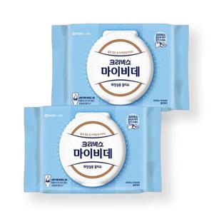 크리넥스 마이비데 물티슈 클린케어 캡 46매 x2팩