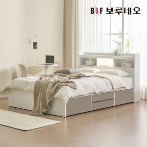 올리 LED 깊은수납 침대 프레임 퀸 Q