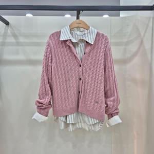 [클라비스]CVCKE4902N/케이블긴팔가디건_JK
