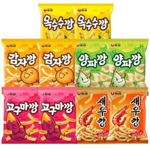 갤러리아_농심 새우깡 2개？+？고구마깡 2개？+？감자깡 2개？+양파깡 2