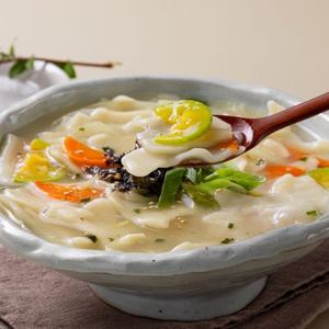 [더싱싱] HACCP 간편한 수제비 6인분 세트 (반죽 + 맑은해물맛 스프 6봉)