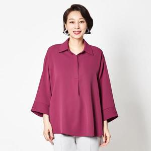 [마담엘레강스][마담엘레강스] 소프트 오버핏 블라우스 K243BL01