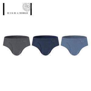 [BYC]하이앤노블 80수 3매입 남성 삼각팬티 세트