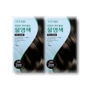 [영양친구] 티타드 맥주효모 물염색 다크 브라운 30g 2개