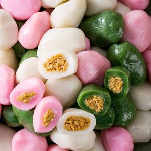 [모시장인] 굳지않은 미니송편 혼합 800g x 2봉