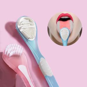 엔비리빙 양면 혀클리너 텅브러쉬 냄새제거 백태제거