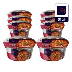 [더미식] 장인라면 얼큰한맛 컵 8개