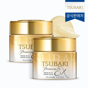 츠바키 프리미엄 EX 리페어 마스크 180g 2개