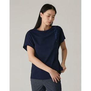[올리비아로렌]보트넥 가오리 핏 반팔티셔츠_VVCASXM5331