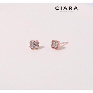 [씨아라][귀걸이+목걸이+팔찌SET] CIARA 14K Riomaggiore 클로버셰입 플라워