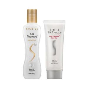 실크테라피 본드앤리페어 헤어 에센스 130ml + 트리트먼트 로즈힙 100ml