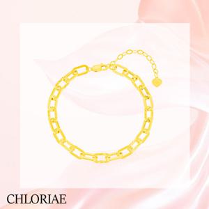 [클로리에] 925 실버 볼륨 클립 체인 팔찌 [Y]