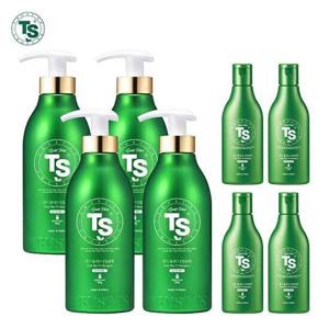 TS 샴푸 골드플러스 티에스 샴푸 기획세트 500x4+100x4