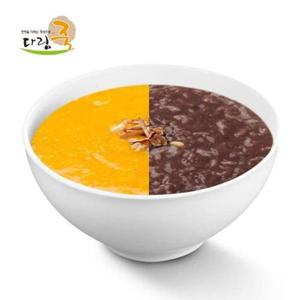 갤러리아_[다림죽] 단호박죽 3팩+동지팥죽 3팩 / 팩당 500g