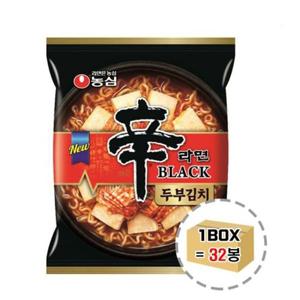 농심 신라면블랙두부김치(멀티팩) 32입 / 1박스