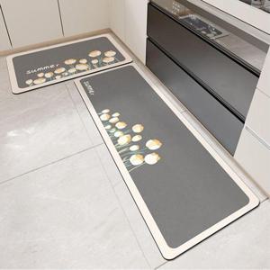 (WD79C89) 빨아쓰는 규조토 발매트 주방매트 욕실매트 2종 세트