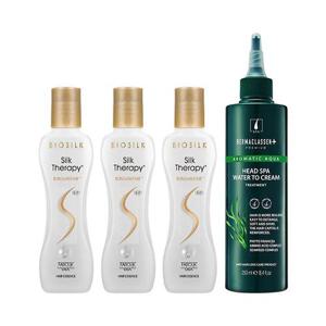 실크테라피 본드앤리페어 헤어에센스 130ml x3 + 더마클라센 탈모케어 트리트먼트 250ml
