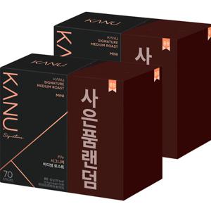 맥심 카누 시그니처 미디엄 미니 70T x 2개