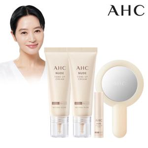 [AHC 신제품 런칭] 누드 톤업크림 내추럴글로우 40ml 2개+스틱 3.5g+거울